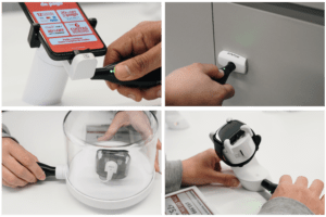 OneKEY Ecosistema para la seguridad minorista proporcionado por InVue y se instaló en la tienda de Claro.