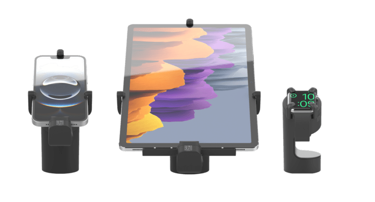 La solución OnePOD para teléfonos, tabletas y dispositivos portátiles con pantalla segura
