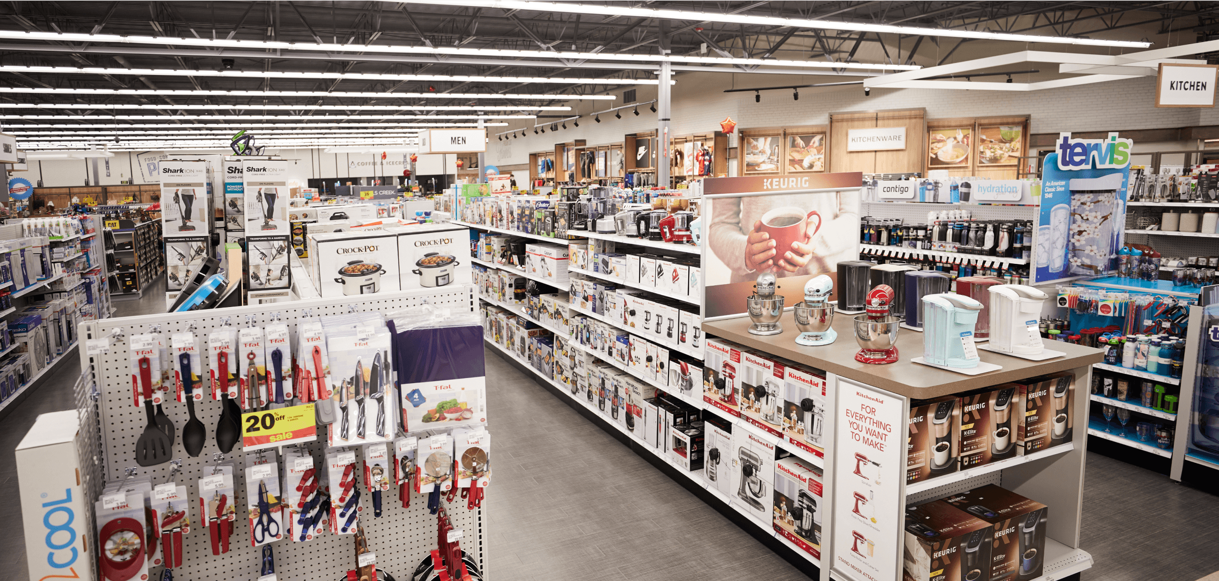 Expositores para hipermercados y tiendas de comestibles