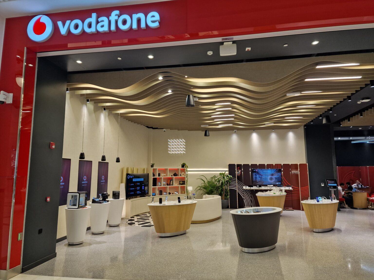 Exterior de una tienda Vodafone