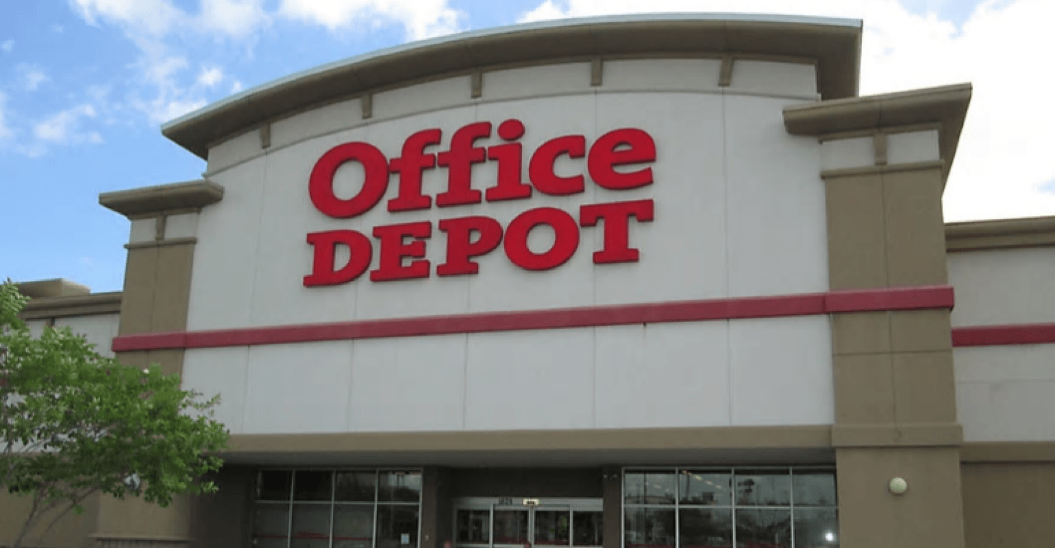 Exterior de la tienda Office Depot