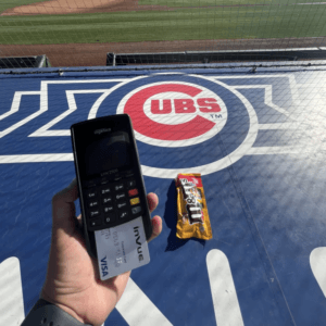 mPOS dispositivo en los Cubs