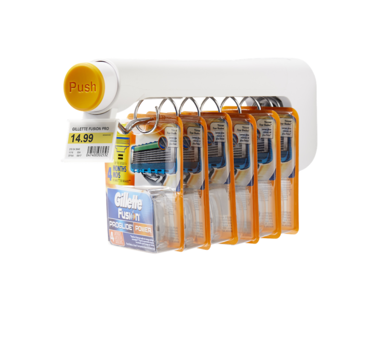 T1000 Dispensador de autoservicio temporizado para mercancía colgada