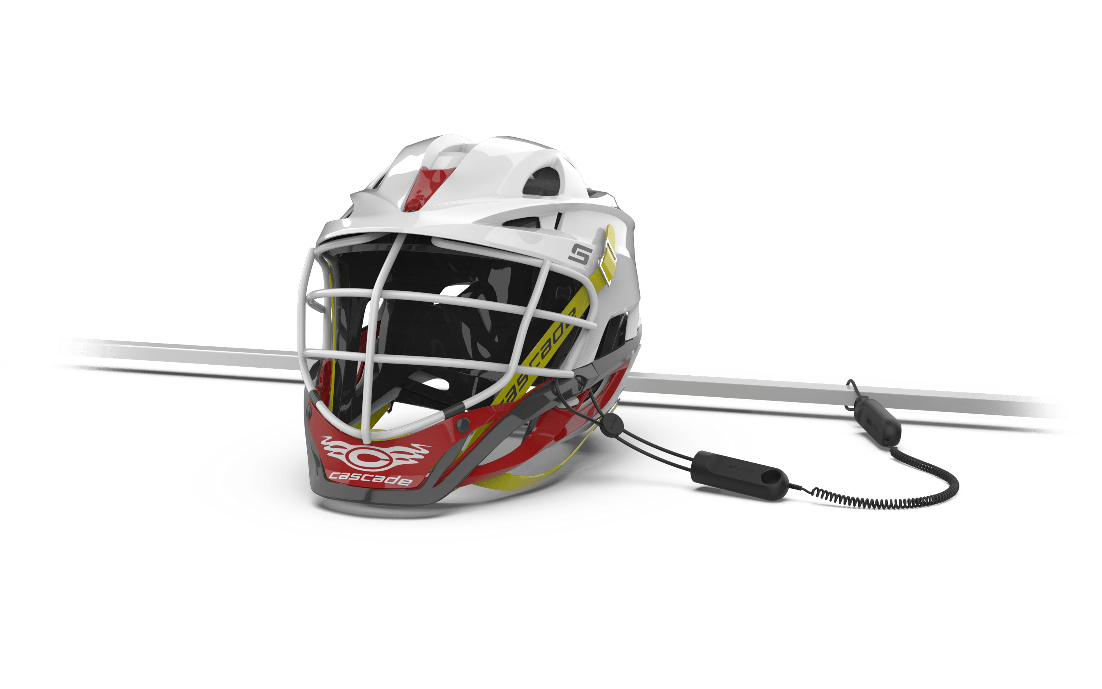 Casco asegurado con Cable Lock Anchor