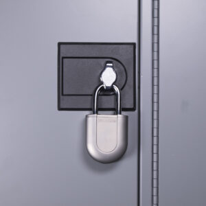 Padlock en una taquilla