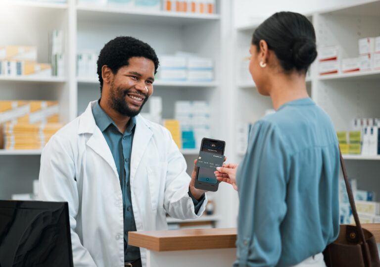 mPOS solución en una farmacia