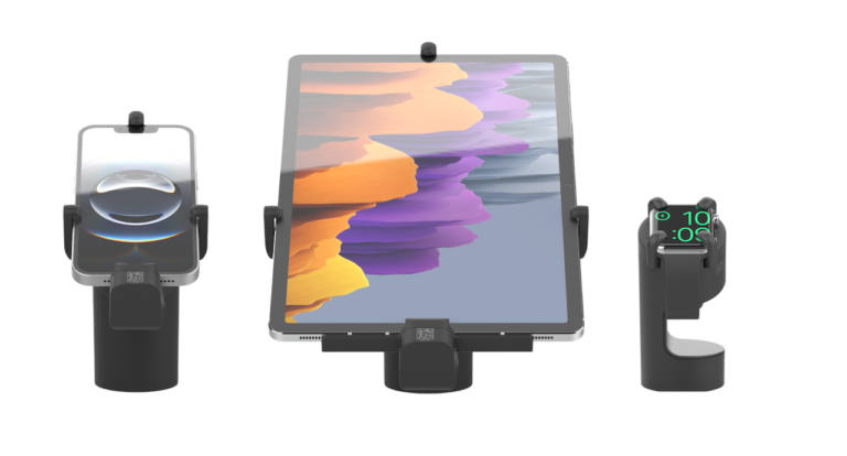 La solución OnePOD para teléfonos, tabletas y dispositivos portátiles con pantalla segura