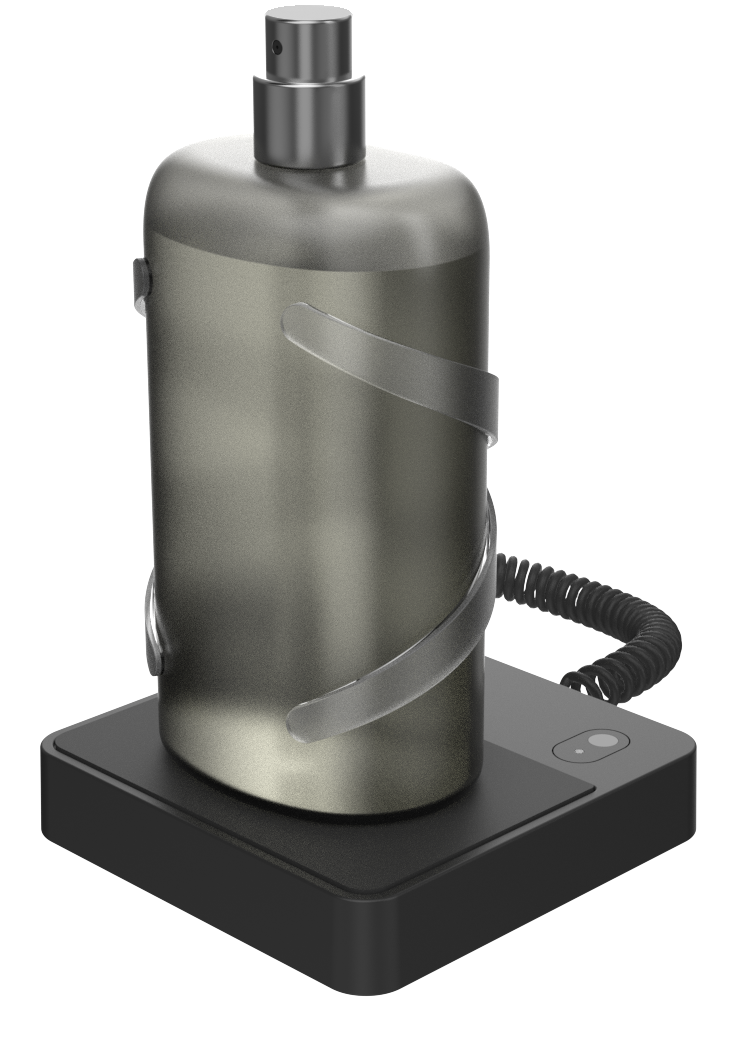 Producto InVue - Solución de seguridad para fragancias Zips Podium