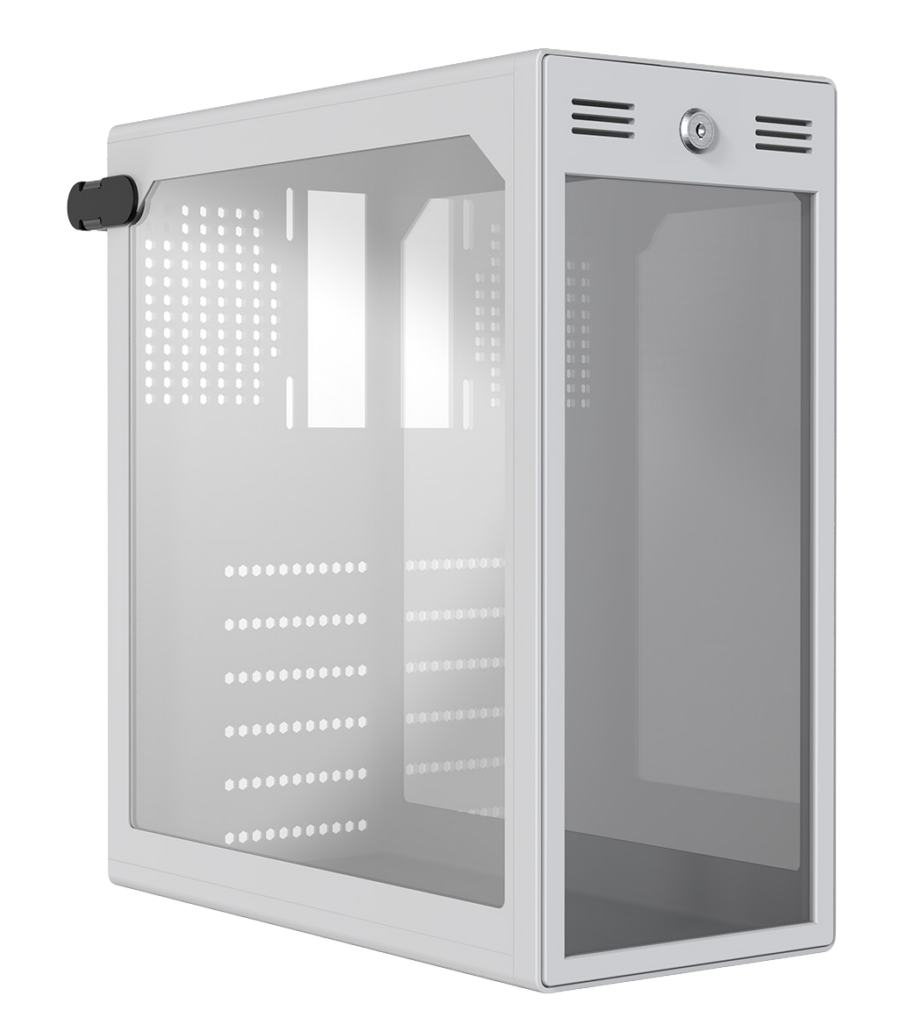 Solución de seguridad «Desktop Lock» para torres de ordenador.