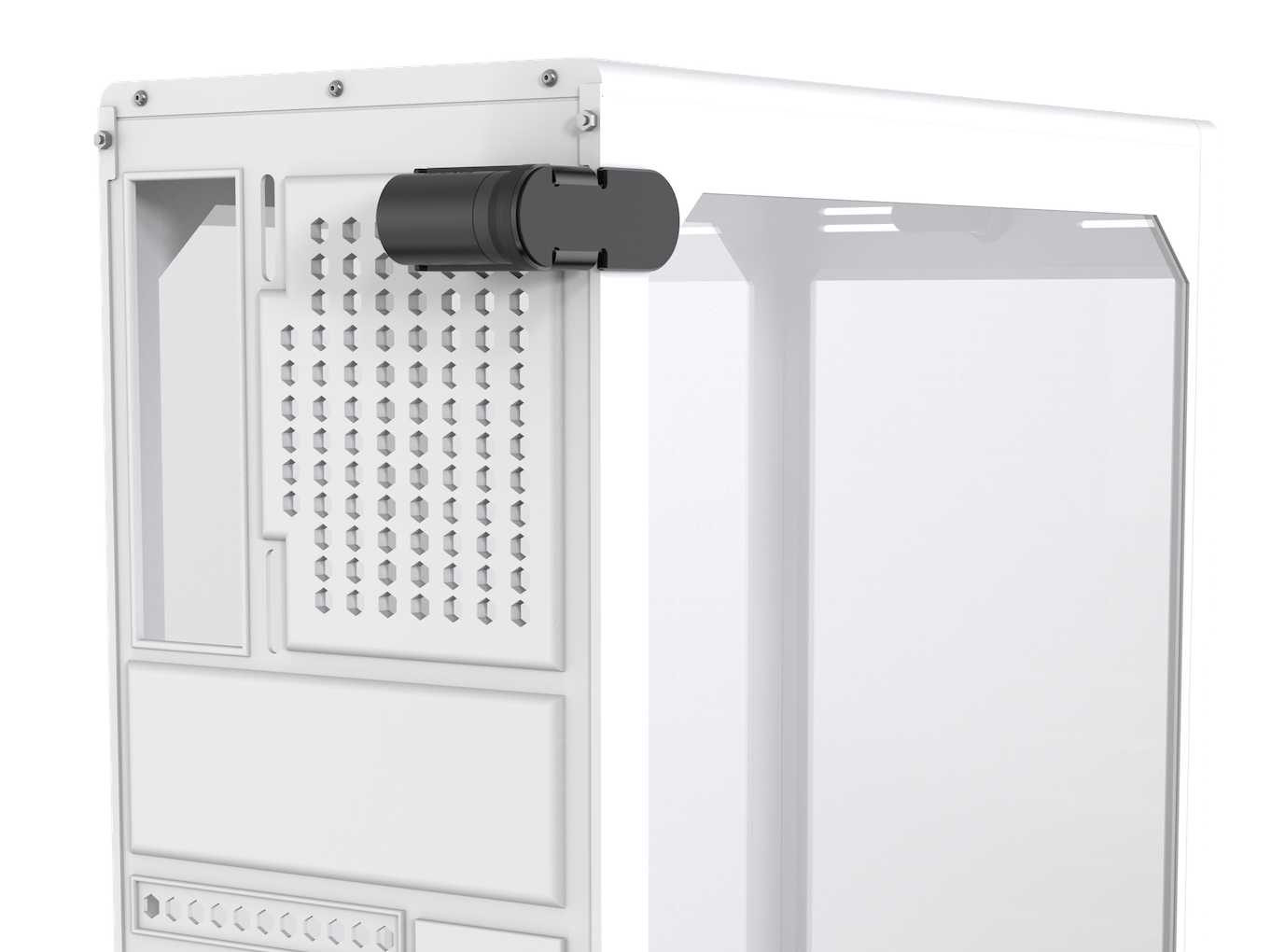 Desktop Lock instalado en una torre de sobremesa